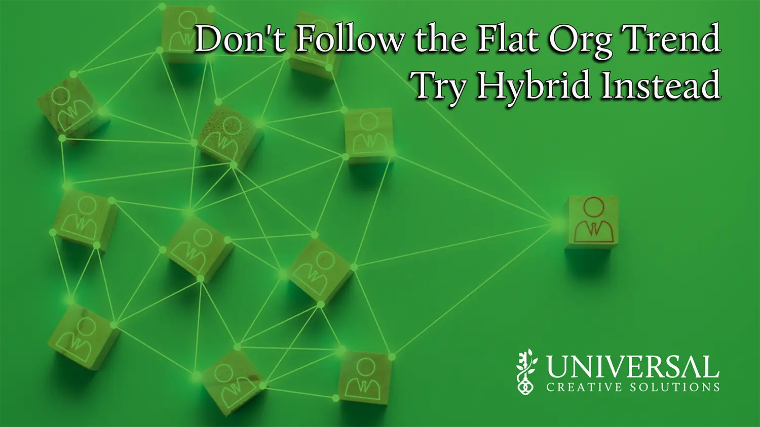 Don't Follow the Flat Organization Trend - Try Hybrid Instead